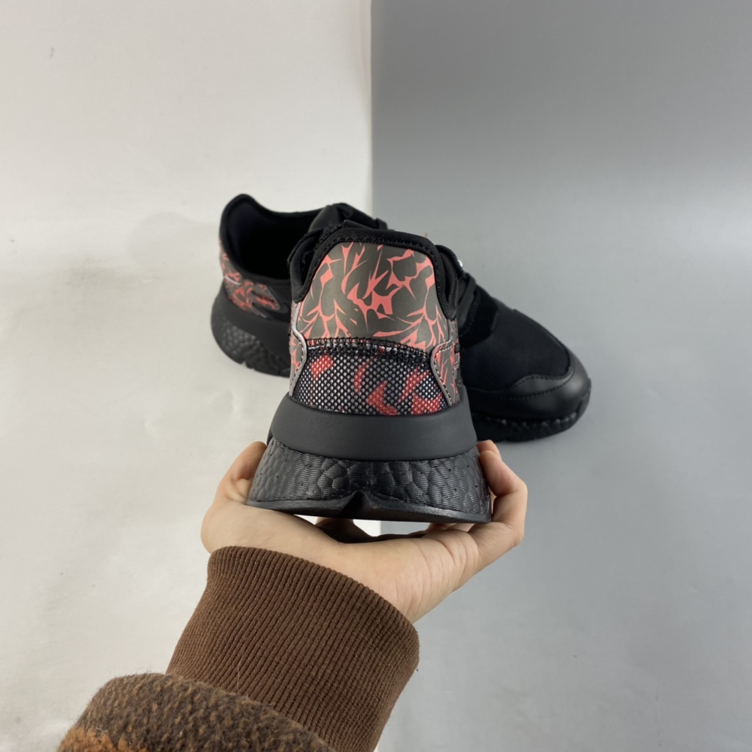P200  Adidas Nite Jogger Boost 阿迪夜行者爆米花大底复古跑鞋 FW6690
