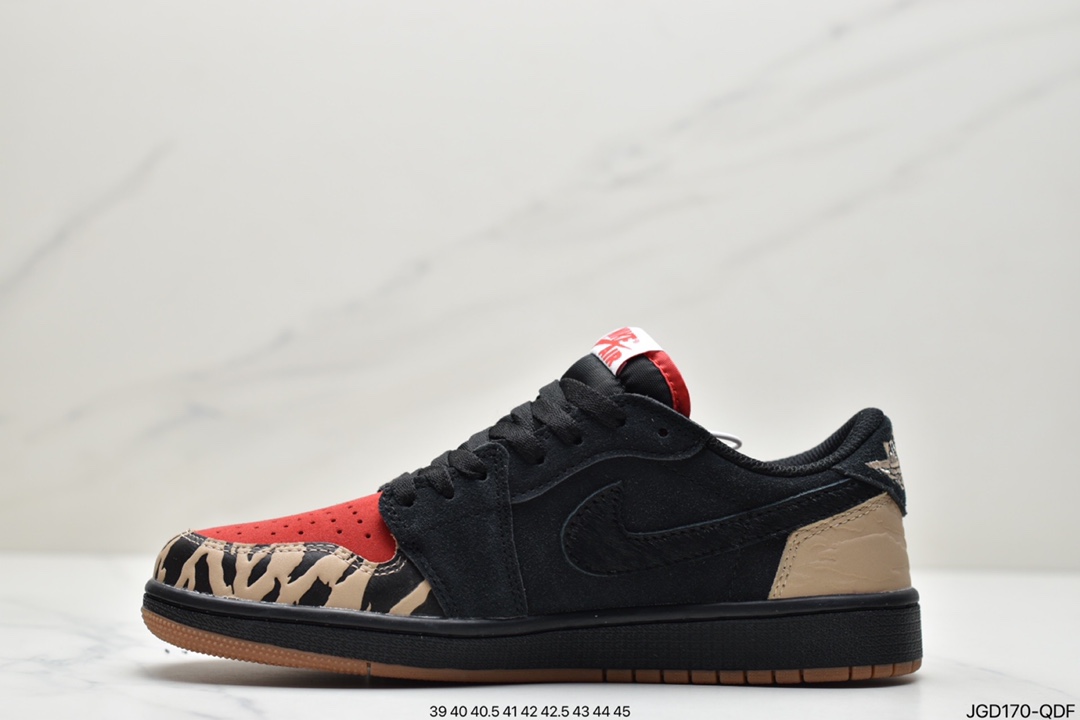 180 乔丹Air Jordan 1 Low低帮AJ1黑红主题食肉动物板鞋乔丹DN3400-001