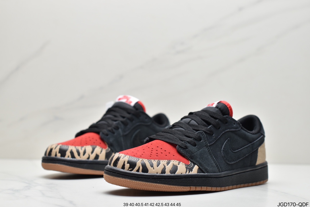 180 乔丹Air Jordan 1 Low低帮AJ1黑红主题食肉动物板鞋乔丹DN3400-001