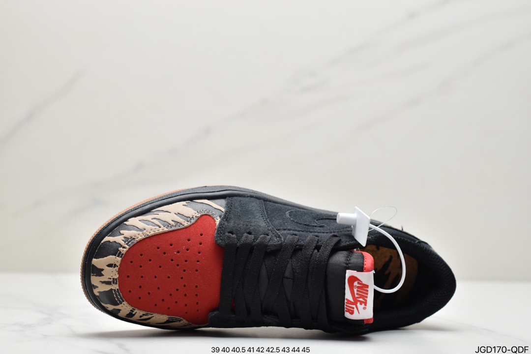 180 乔丹Air Jordan 1 Low低帮AJ1黑红主题食肉动物板鞋乔丹DN3400-001