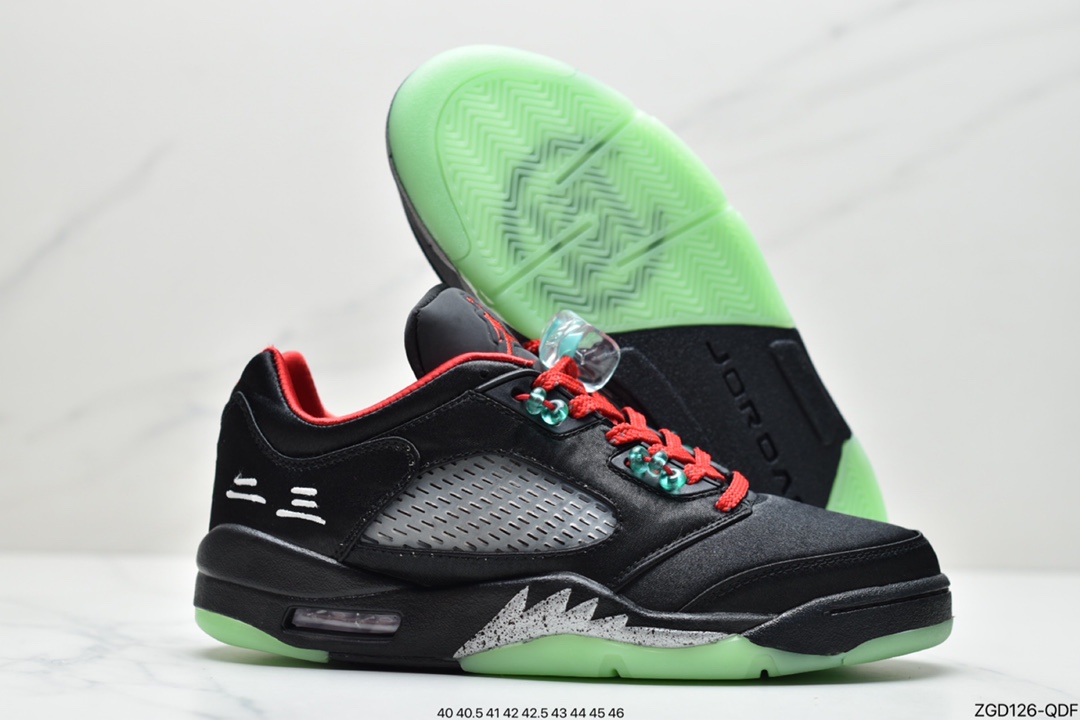 290 Off-White x Air Jordan Retro 5 乔丹AJ5代中帮复古休闲文化篮球鞋