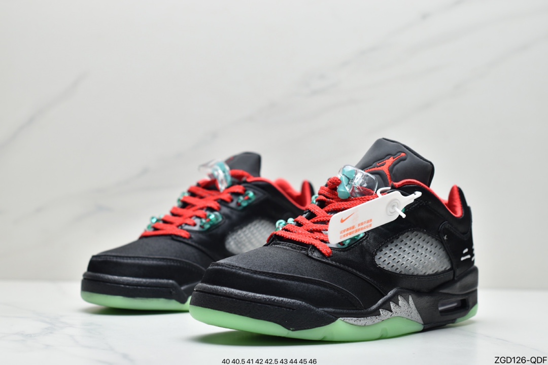 290 Off-White x Air Jordan Retro 5 乔丹AJ5代中帮复古休闲文化篮球鞋