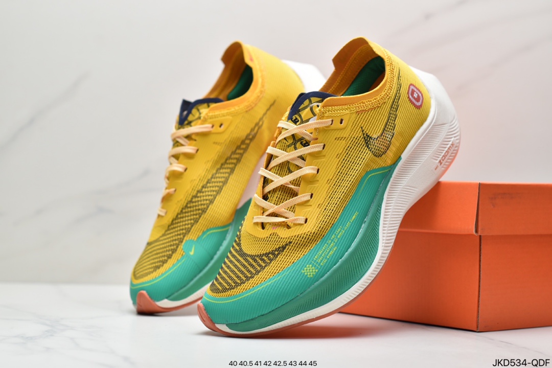 160 耐克Nike ZoomX Vaporfly NEXT% 2”White/Black”破2系列马拉松泡棉超轻缓震运动慢跑鞋DJ5182-700