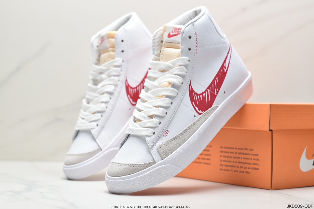 160 耐克Nike Blazer Mid 77 复古经典高帮开拓者休闲板鞋BQ6806-100