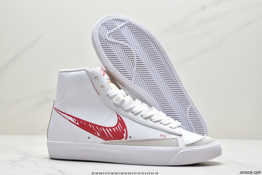 160 耐克Nike Blazer Mid 77 复古经典高帮开拓者休闲板鞋BQ6806-100