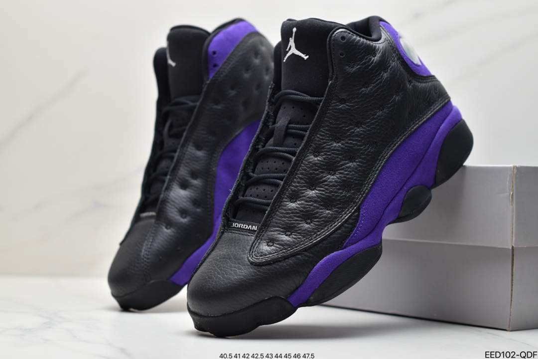 370 Air Jordan 13 “Court Purple”AJ13 黑紫 DJ5982-015