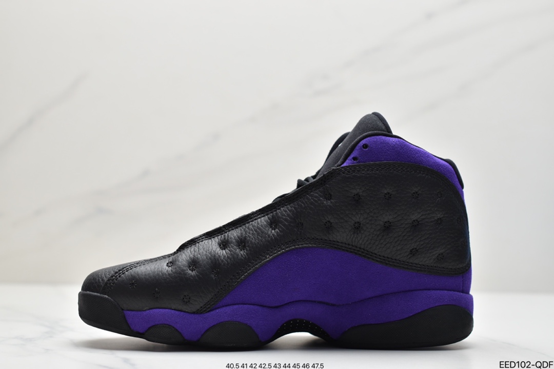 370 Air Jordan 13 “Court Purple”AJ13 黑紫 DJ5982-015