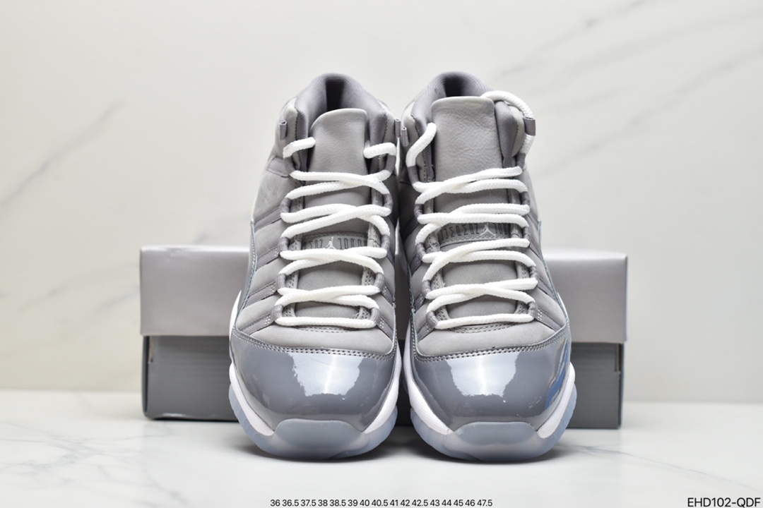 420 Air Jordan 11 Low”Cool Grey”耐克Air Jordan 11 High”Cool Grey”AJ11代迈克尔·乔丹高帮运动文化篮球鞋“酷灰”CT8012-005