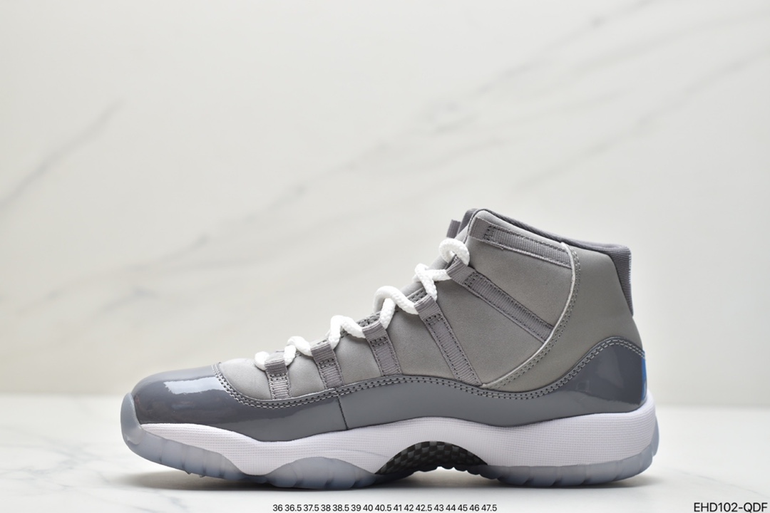 420 Air Jordan 11 Low”Cool Grey”耐克Air Jordan 11 High”Cool Grey”AJ11代迈克尔·乔丹高帮运动文化篮球鞋“酷灰”CT8012-005