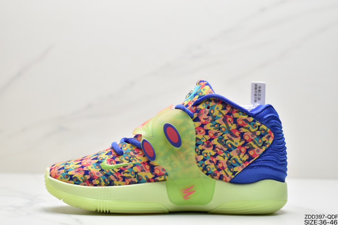 230 耐克Nike KD14 EP耐克KD系列 继2、4、7代之后再次使用绑带设计 CZ0170