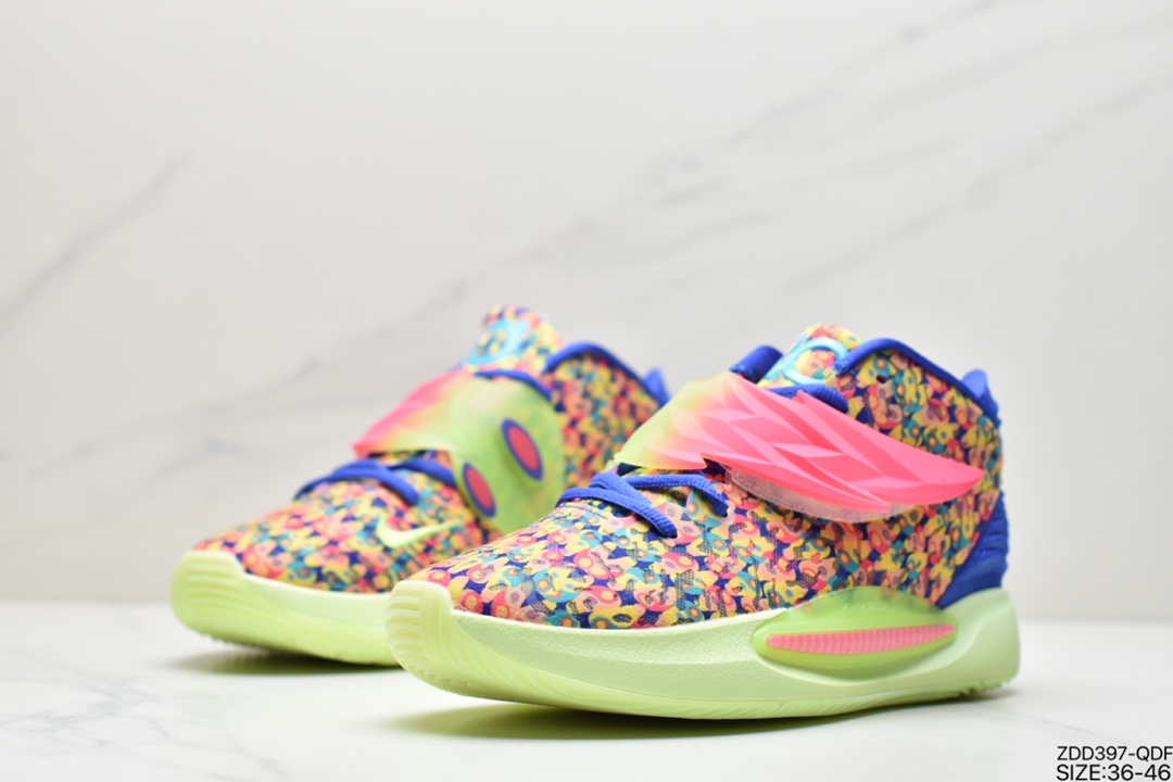 230 耐克Nike KD14 EP耐克KD系列 继2、4、7代之后再次使用绑带设计 CZ0170