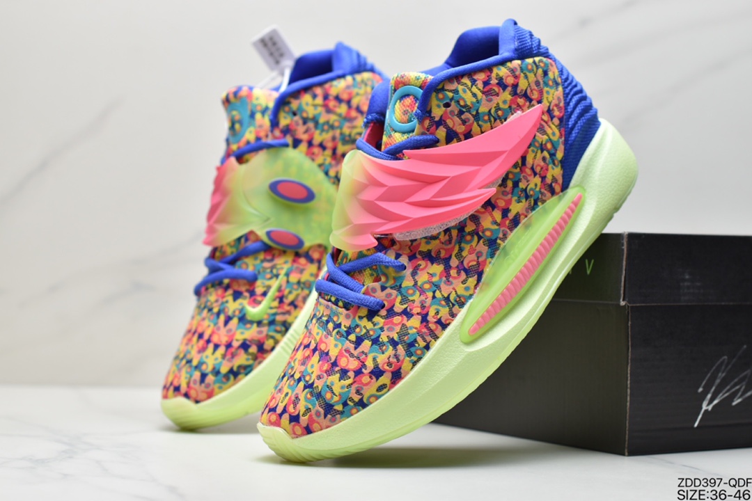 230 耐克Nike KD14 EP耐克KD系列 继2、4、7代之后再次使用绑带设计 CZ0170