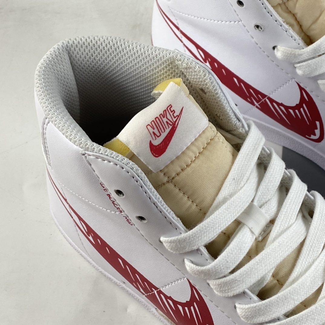 P160  NIKE Blazer Mid ’77 Vintage 开拓者“涂鸦勾”复古高帮休闲板鞋 CW7580-100