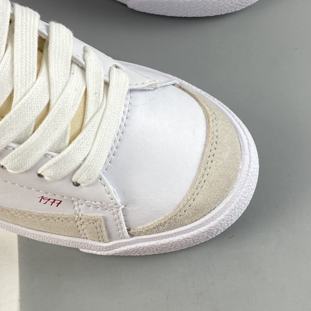 P160  NIKE Blazer Mid ’77 Vintage 开拓者“涂鸦勾”复古高帮休闲板鞋 CW7580-100