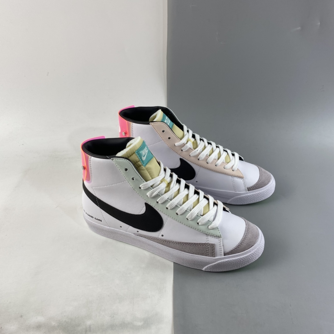 P160  NIKE Blazer Mid“Have A Good Game”电竞主题开拓者高帮休闲板鞋 DO2331-101