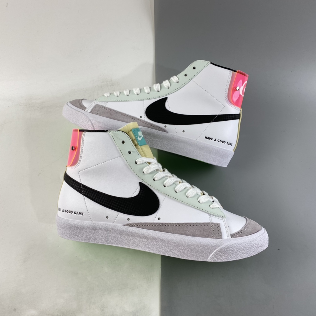 P160  NIKE Blazer Mid“Have A Good Game”电竞主题开拓者高帮休闲板鞋 DO2331-101