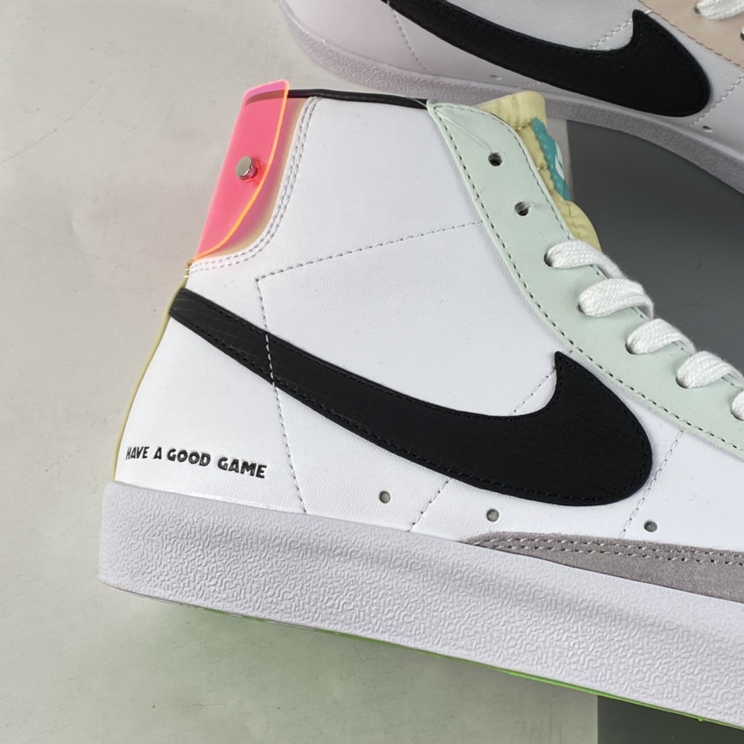 P160  NIKE Blazer Mid“Have A Good Game”电竞主题开拓者高帮休闲板鞋 DO2331-101
