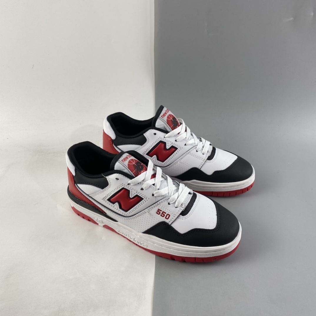 P190  New Balance BB550系列 新平衡皮面中性休闲跑鞋BB550HR1