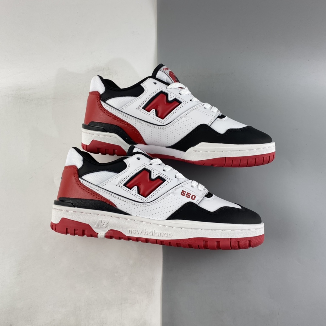 P190  New Balance BB550系列 新平衡皮面中性休闲跑鞋BB550HR1