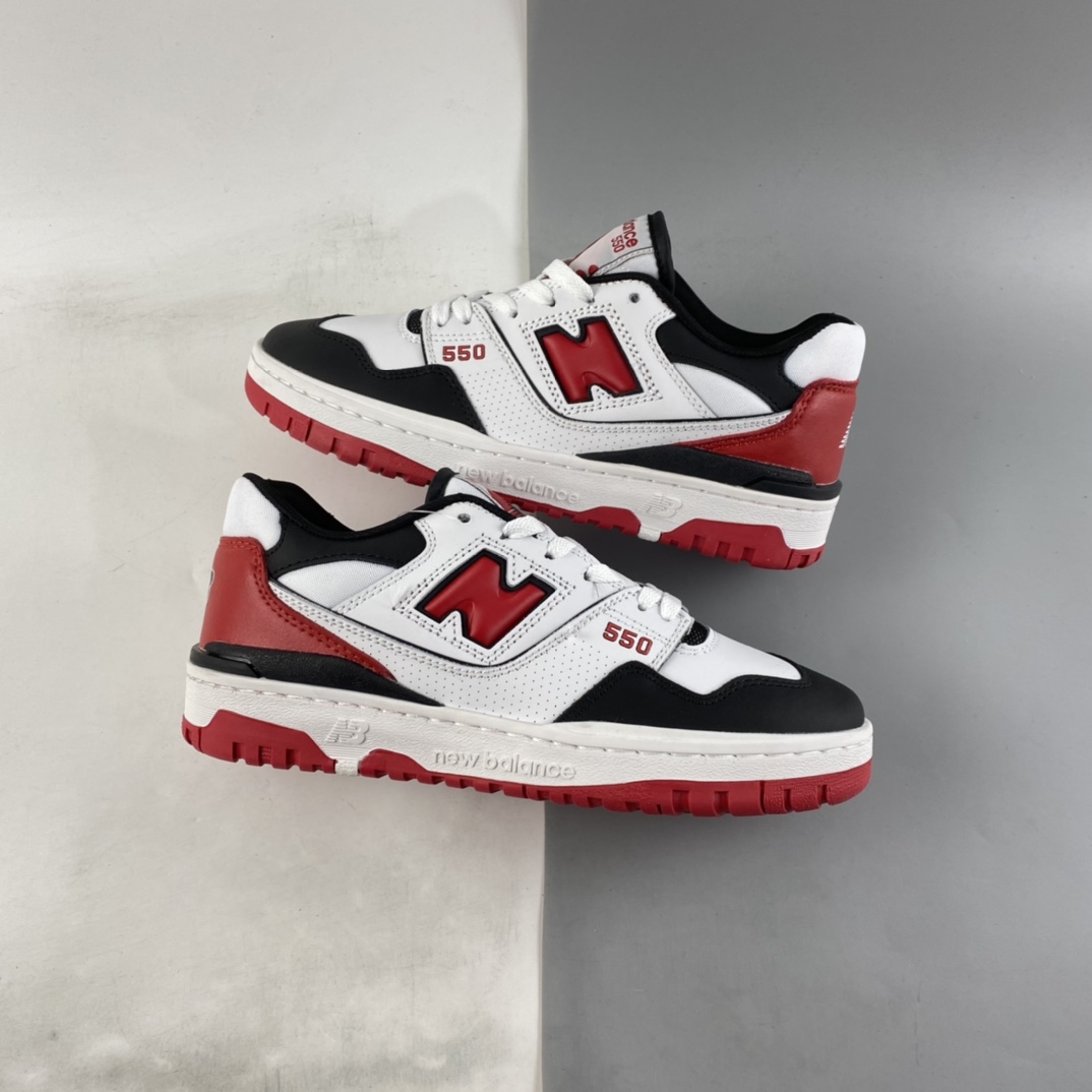 P190  New Balance BB550系列 新平衡皮面中性休闲跑鞋BB550HR1