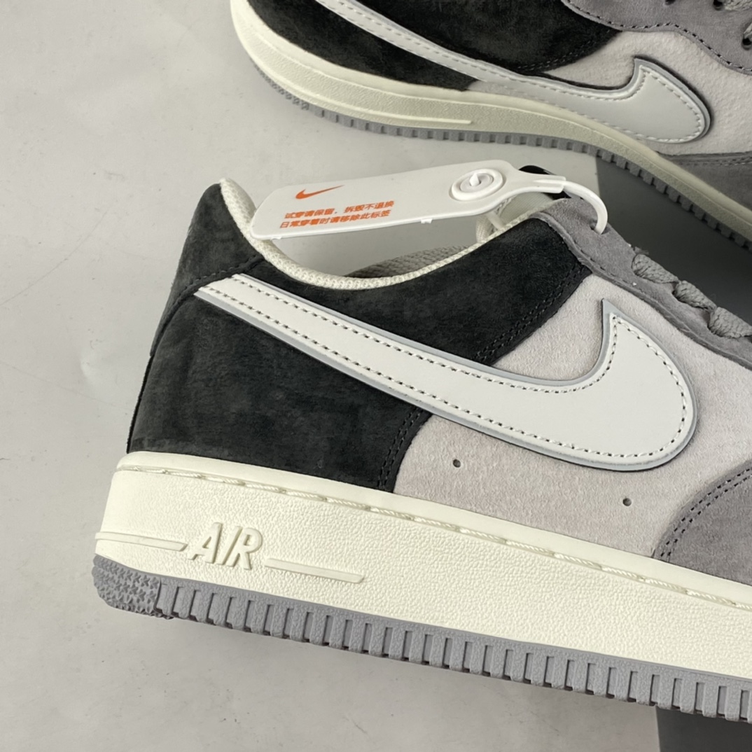 P240  NIKE Air Force 1’07 Low 白灰拼接麂皮配色空军一号低帮休闲板鞋 DW0831-896
