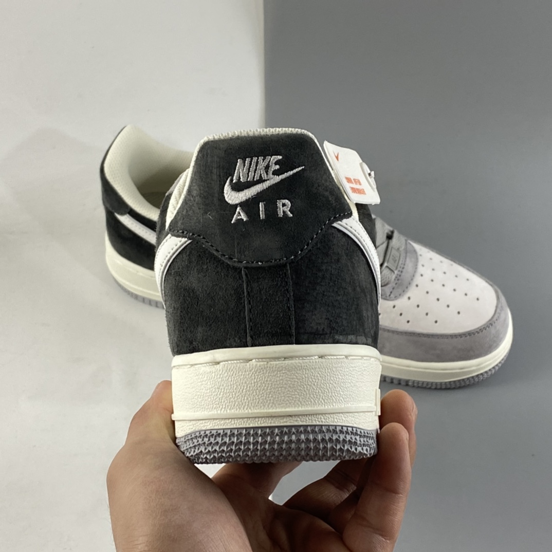 P240  NIKE Air Force 1’07 Low 白灰拼接麂皮配色空军一号低帮休闲板鞋 DW0831-896