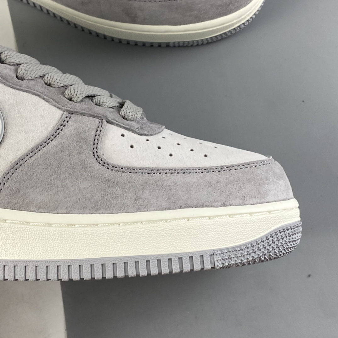 P240  NIKE Air Force 1’07 Low 白灰拼接麂皮配色空军一号低帮休闲板鞋 DW0831-896