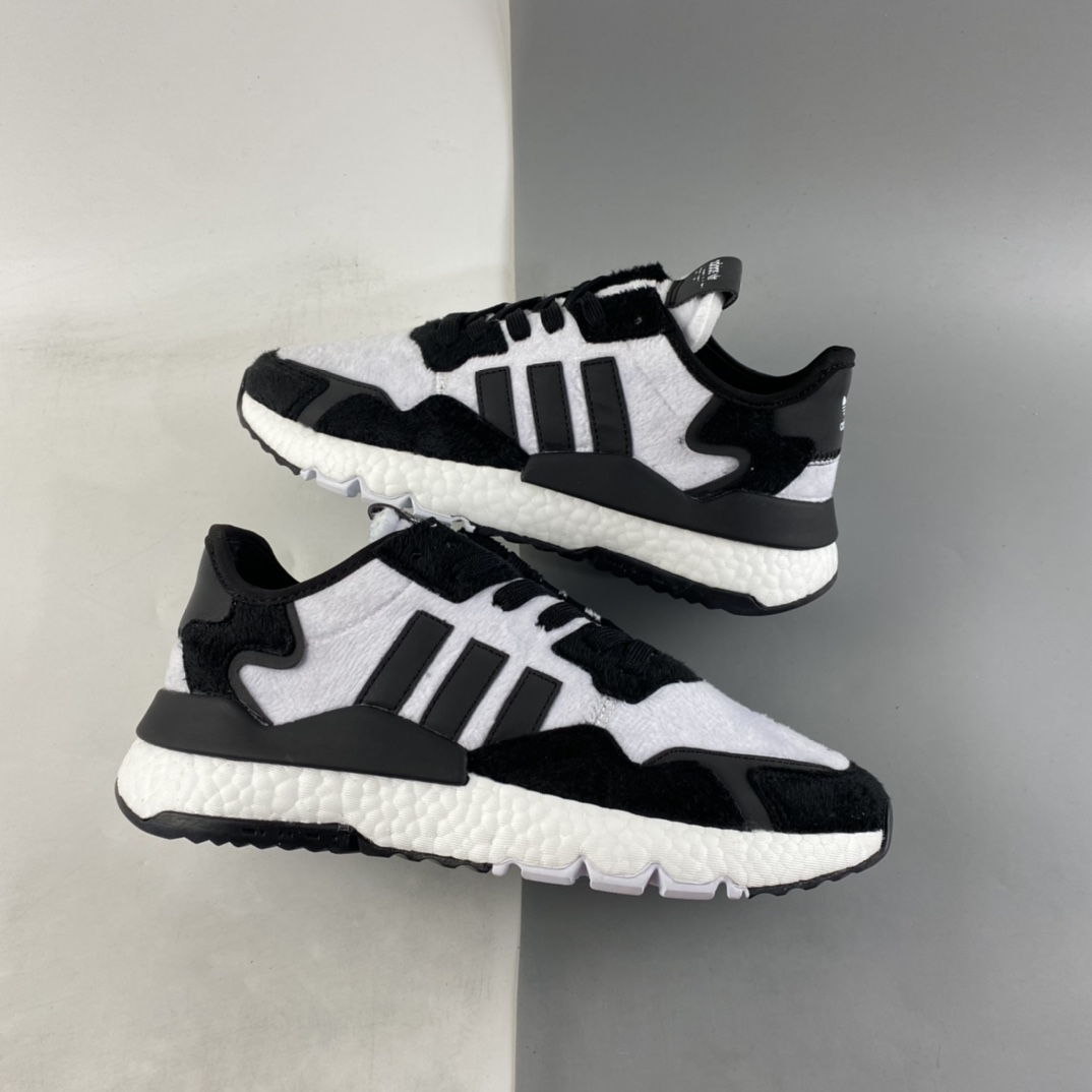P200  Adidas Nite Jogger Boost 阿迪夜行者爆米花大底复古跑鞋 FX5588