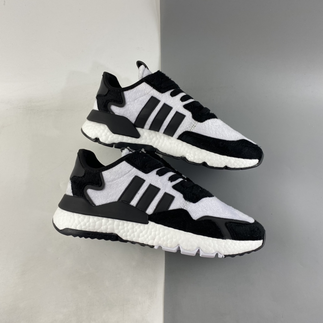 P200  Adidas Nite Jogger Boost 阿迪夜行者爆米花大底复古跑鞋 FX5588
