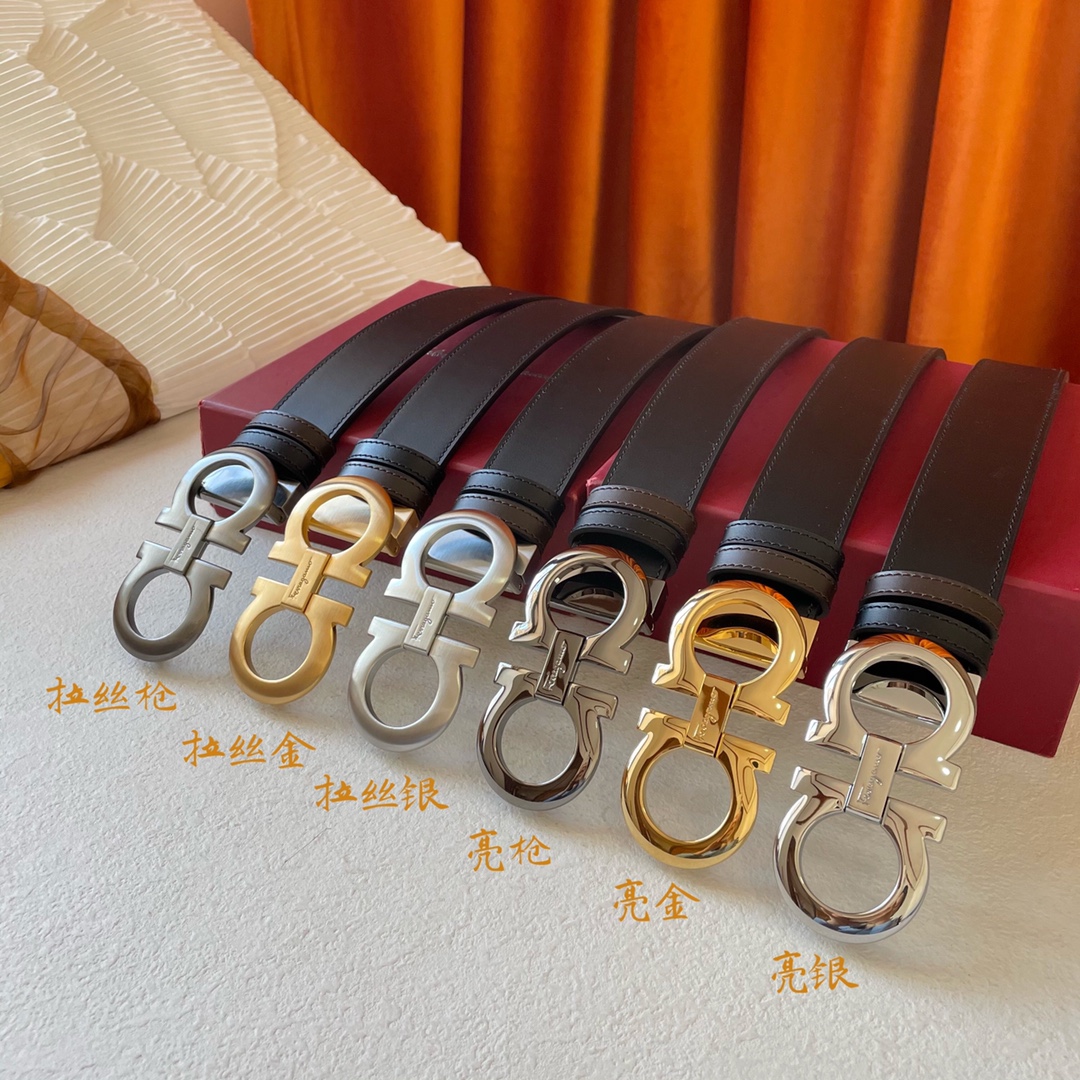 [Ferragamo Belts]Fira Classic Six Colors