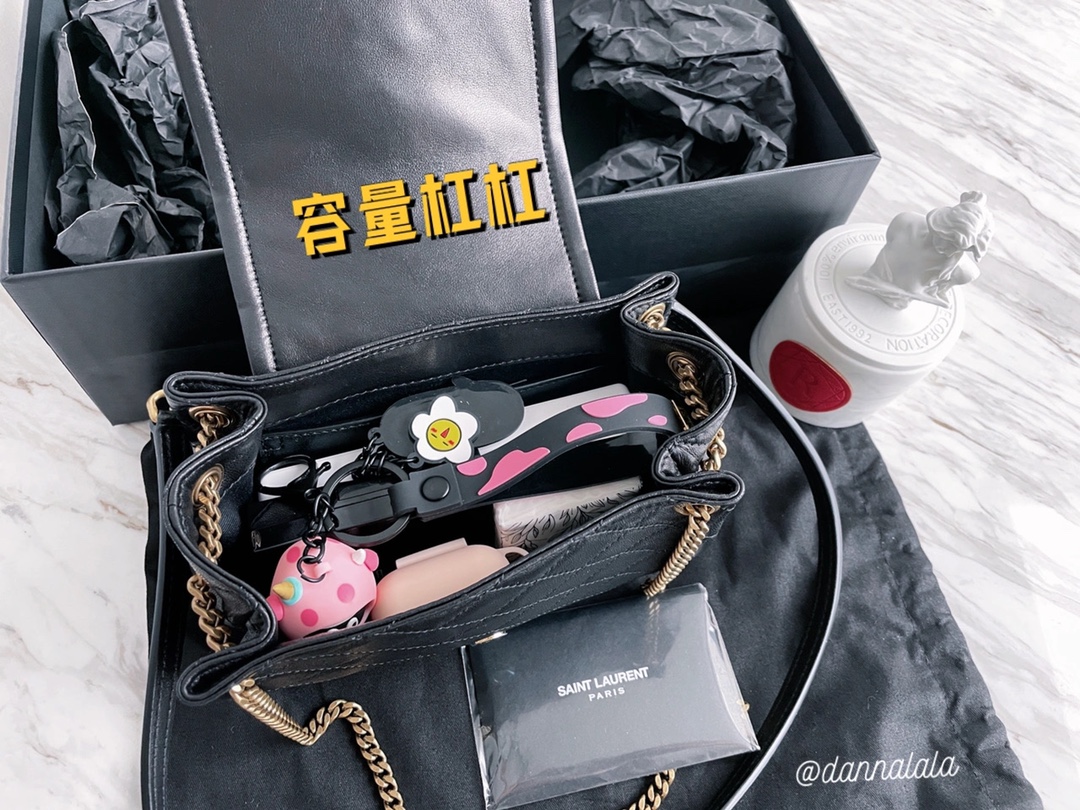 YSL 𝐌𝐢𝐧𝐢 𝐍𝐨𝐥𝐢𝐭𝐚 复古翻盖包 672738黑色