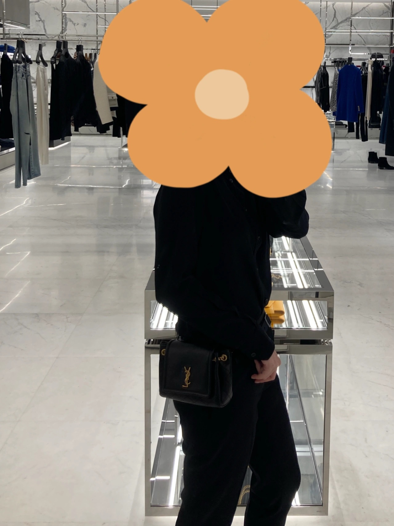 YSL 𝐌𝐢𝐧𝐢 𝐍𝐨𝐥𝐢𝐭𝐚 复古翻盖包 672738黑色