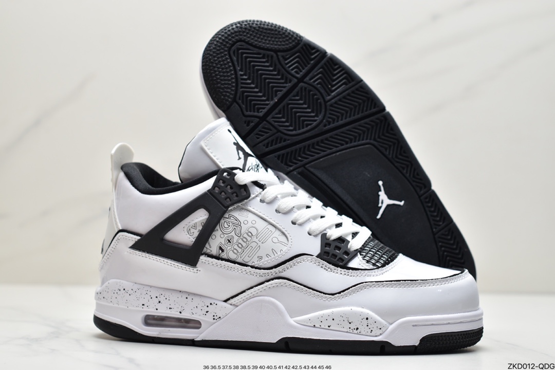 270 Nike Air Jordan 4 Retro GS”Light Smoke Grey”AJ4手稿 DC4101-100