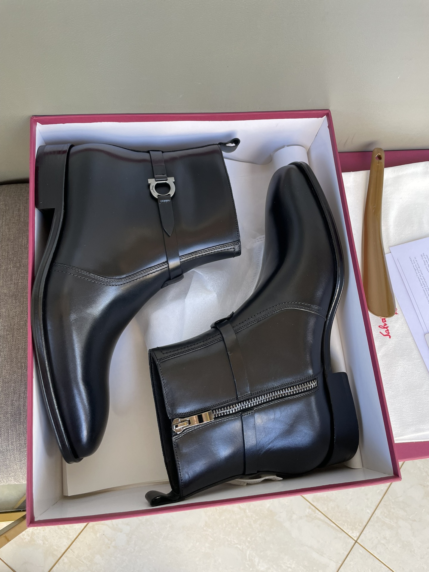 菲拉格慕 Ferragamo 高定典藏经典高奢皮鞋男鞋女鞋鞋履高跟鞋 #F318152A 9