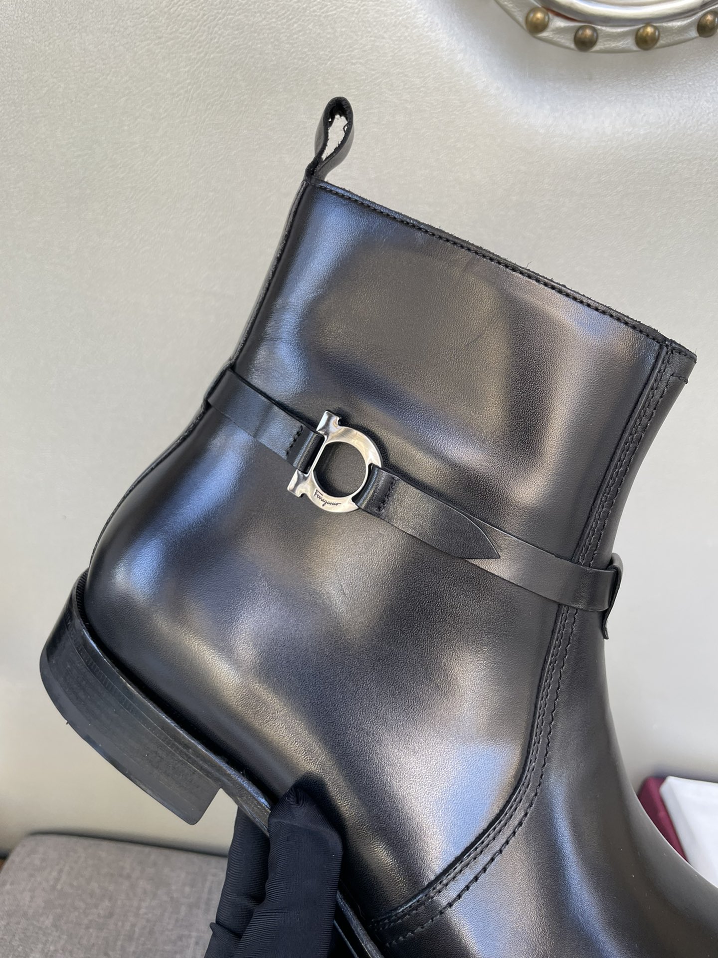 菲拉格慕 Ferragamo 高定典藏经典高奢皮鞋男鞋女鞋鞋履高跟鞋 #F318152A 5