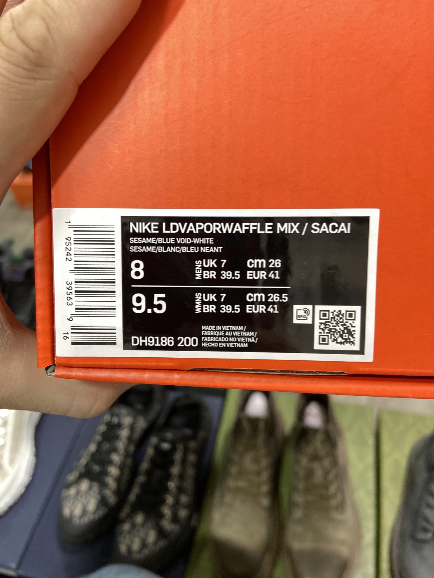 420纯原 耐克Sacai xJean Paul Gaultier x Nike VaporWaffle 姜黄DH9186-200