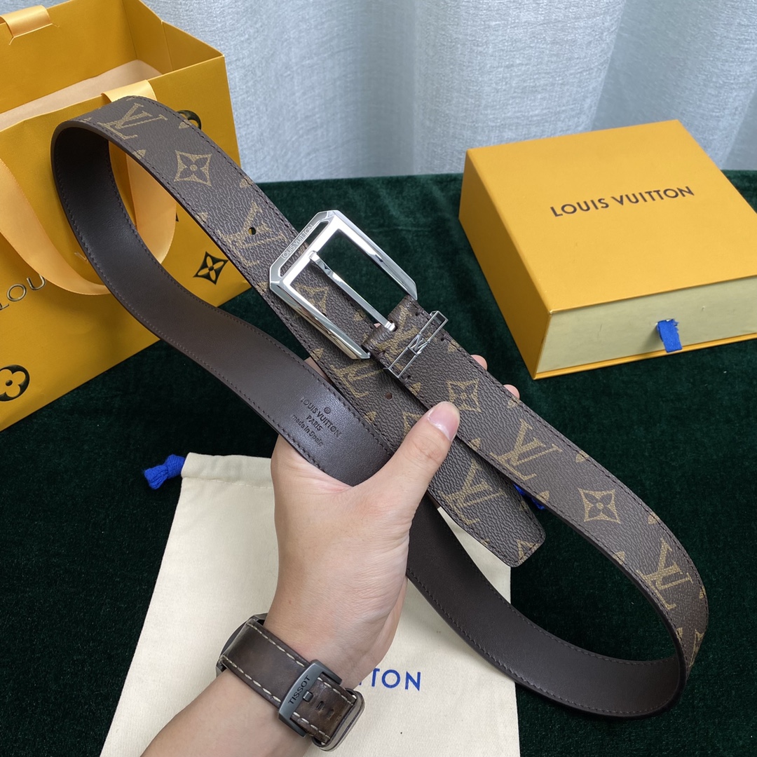 Louis Vuitton Belts Best Quality Replica
 Men Calfskin Canvas Cowhide