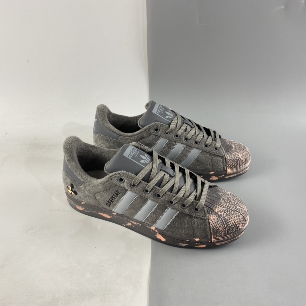 P190  Adidas Originals Superstar”Mickey FANGTASTIC”三叶草贝壳头经典百搭休闲运动板鞋 FZ5566