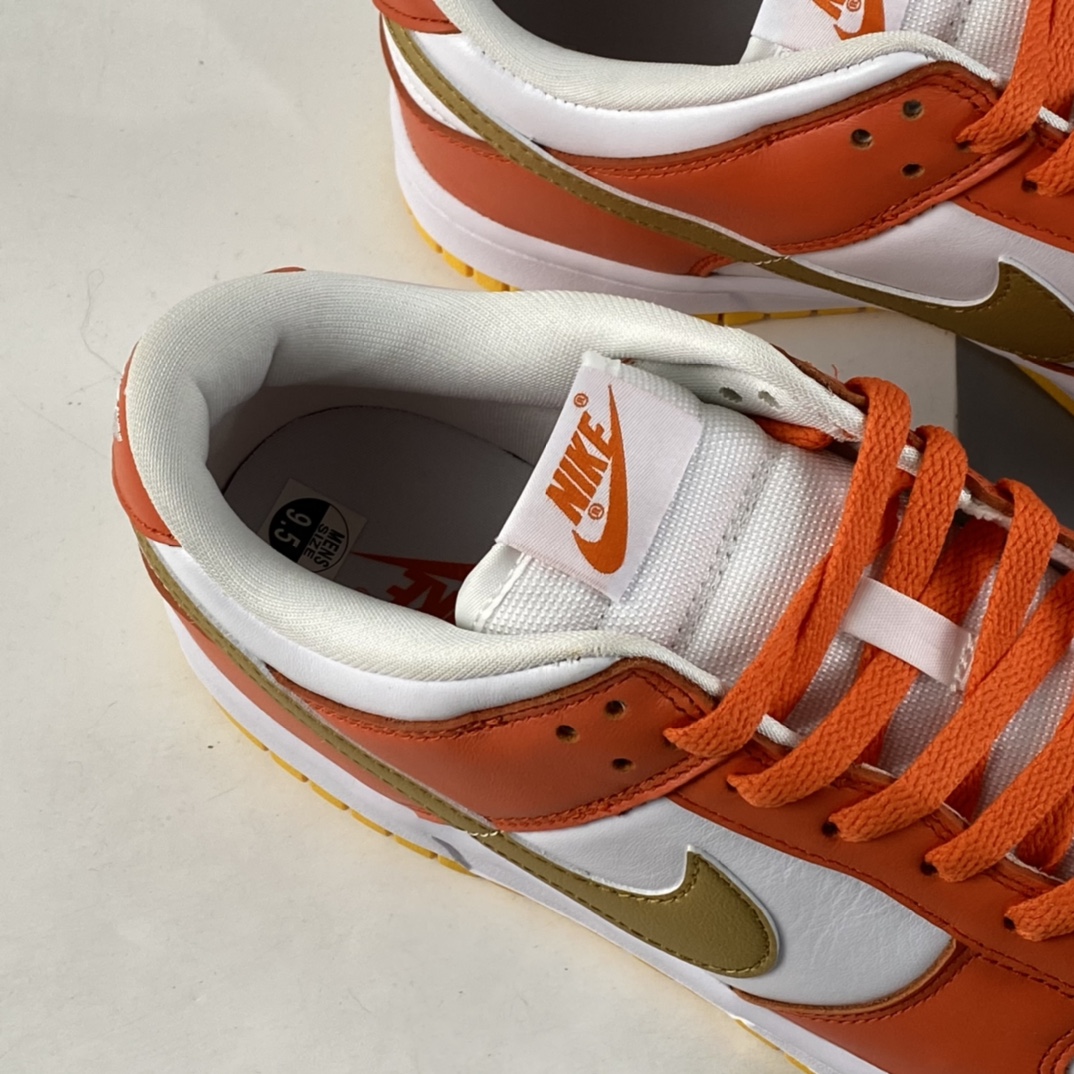 P300  NIKE Dunk Low“Golden Orange”白金橙SB扣碎篮板时尚休闲板鞋 DQ4690-800