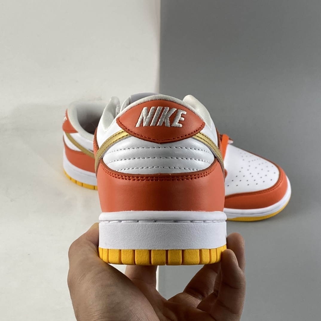 P300  NIKE Dunk Low“Golden Orange”白金橙SB扣碎篮板时尚休闲板鞋 DQ4690-800