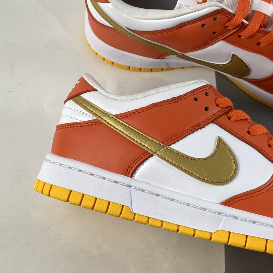 P300  NIKE Dunk Low“Golden Orange”白金橙SB扣碎篮板时尚休闲板鞋 DQ4690-800