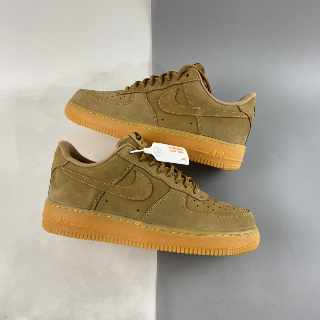 P240  NIKE Air Force 1’07 Low 小麦 空军一号全白低帮休闲板鞋 AA4061-200