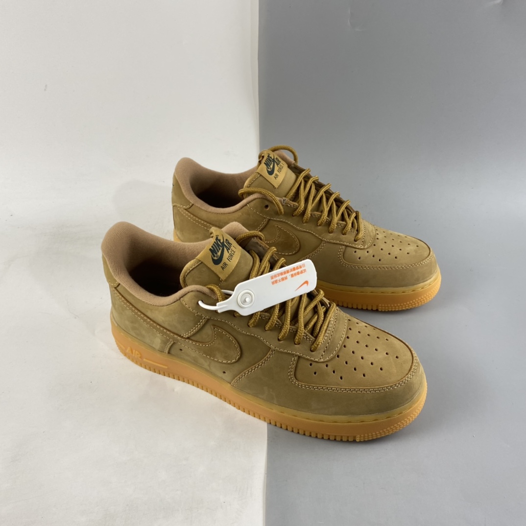 P240  NIKE Air Force 1’07 Low 小麦 空军一号全白低帮休闲板鞋 AA4061-200