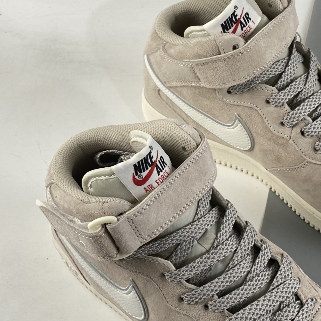 P260  NIKE Air Force 1’07 Mid 空军一号3M反光中帮休闲板鞋 AA1118-005
