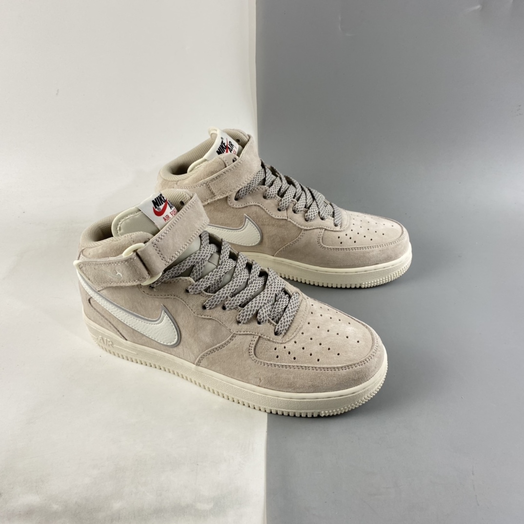 P260  NIKE Air Force 1’07 Mid 空军一号3M反光中帮休闲板鞋 AA1118-005