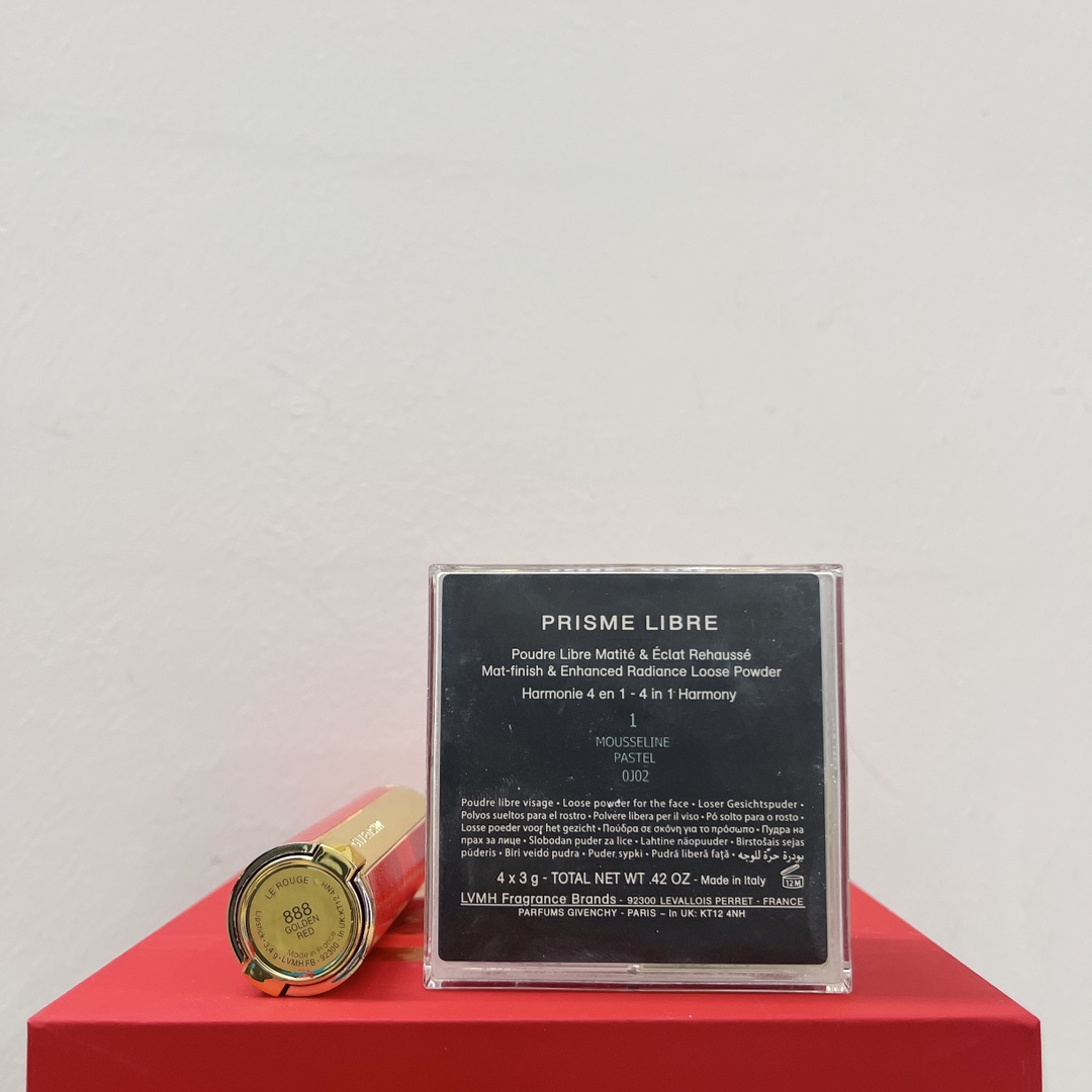 Givenchy Red Gold Lipstick & Powder Set: A Luxurious Beauty Duo 6 i1638780102 8362 4