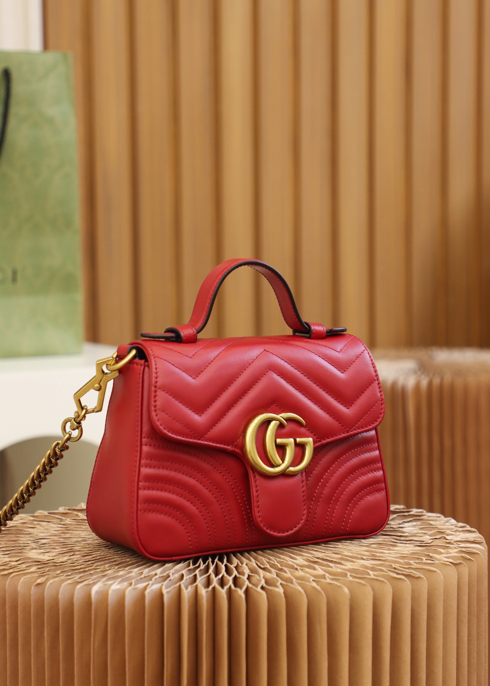 GUCCI ๐๐ ๐๐๐ซ๐ฆ๐จ๐ง๐ญ ๐๐ข๐ง๐ข ้ฎๅทฎๅ
547260็บข่ฒ