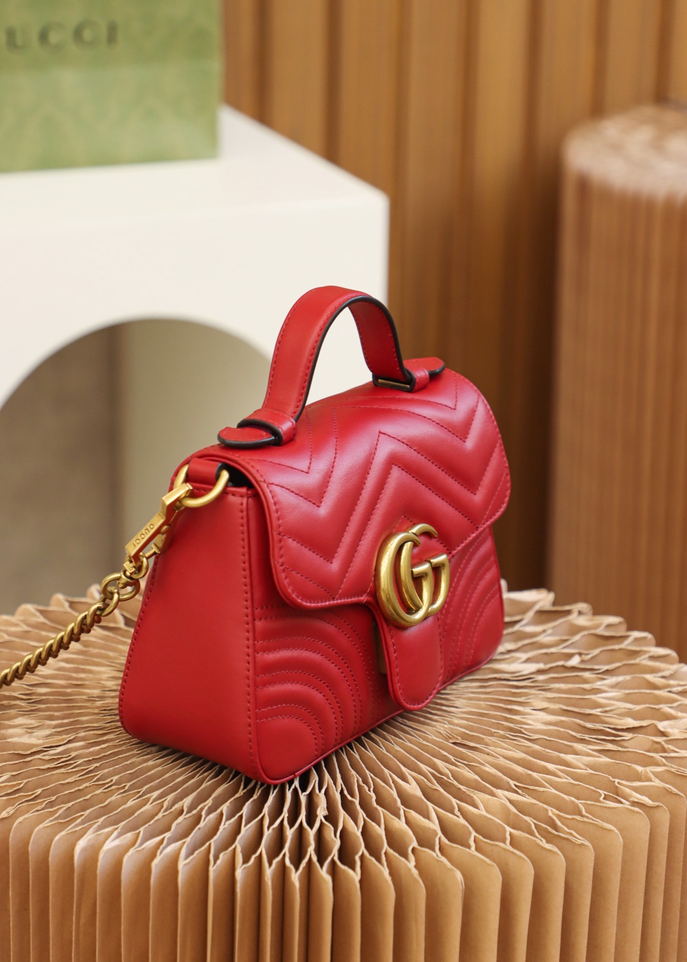 GUCCI ๐๐ ๐๐๐ซ๐ฆ๐จ๐ง๐ญ ๐๐ข๐ง๐ข ้ฎๅทฎๅ
547260็บข่ฒ
