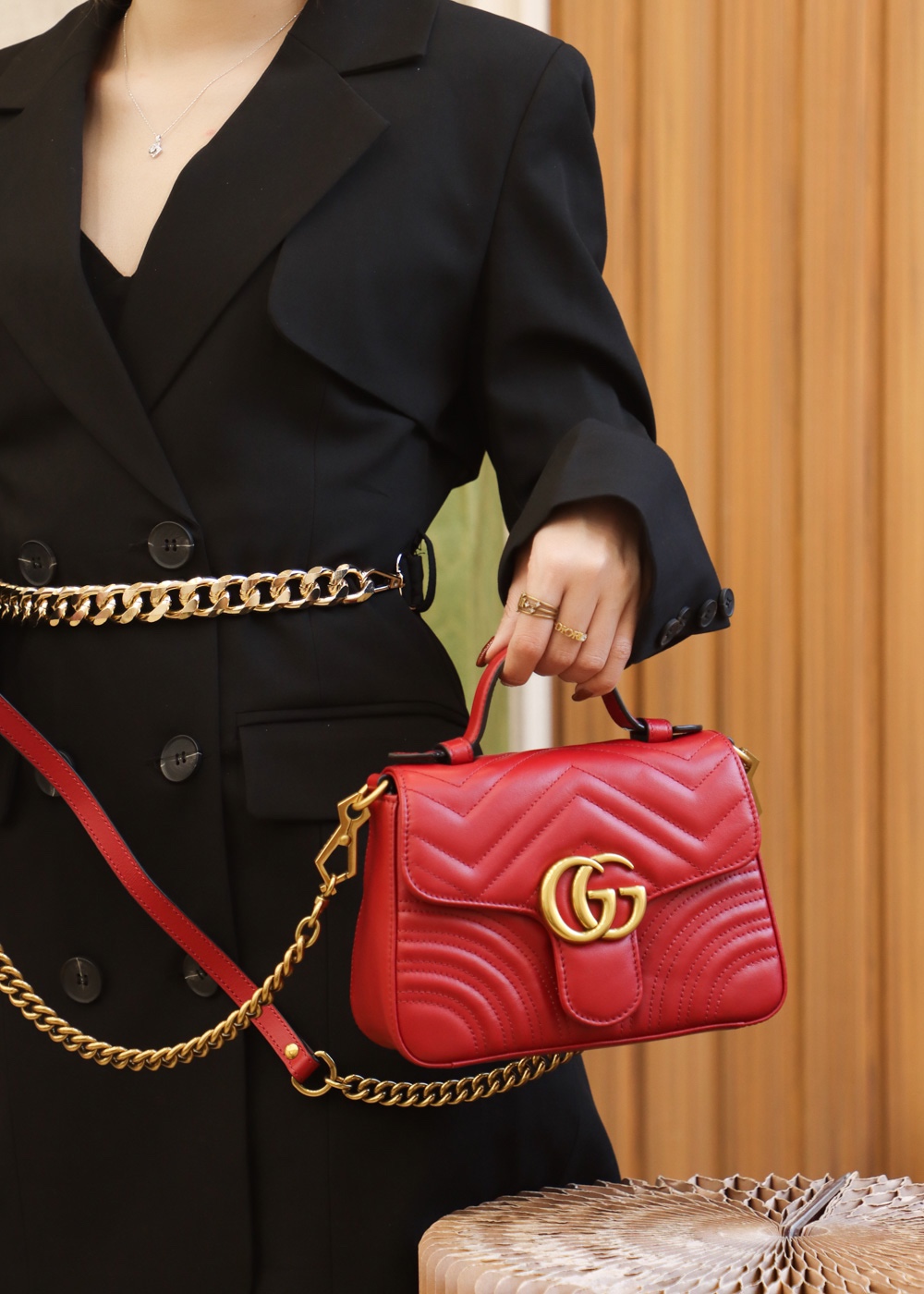 GUCCI ๐๐ ๐๐๐ซ๐ฆ๐จ๐ง๐ญ ๐๐ข๐ง๐ข ้ฎๅทฎๅ
547260็บข่ฒ
