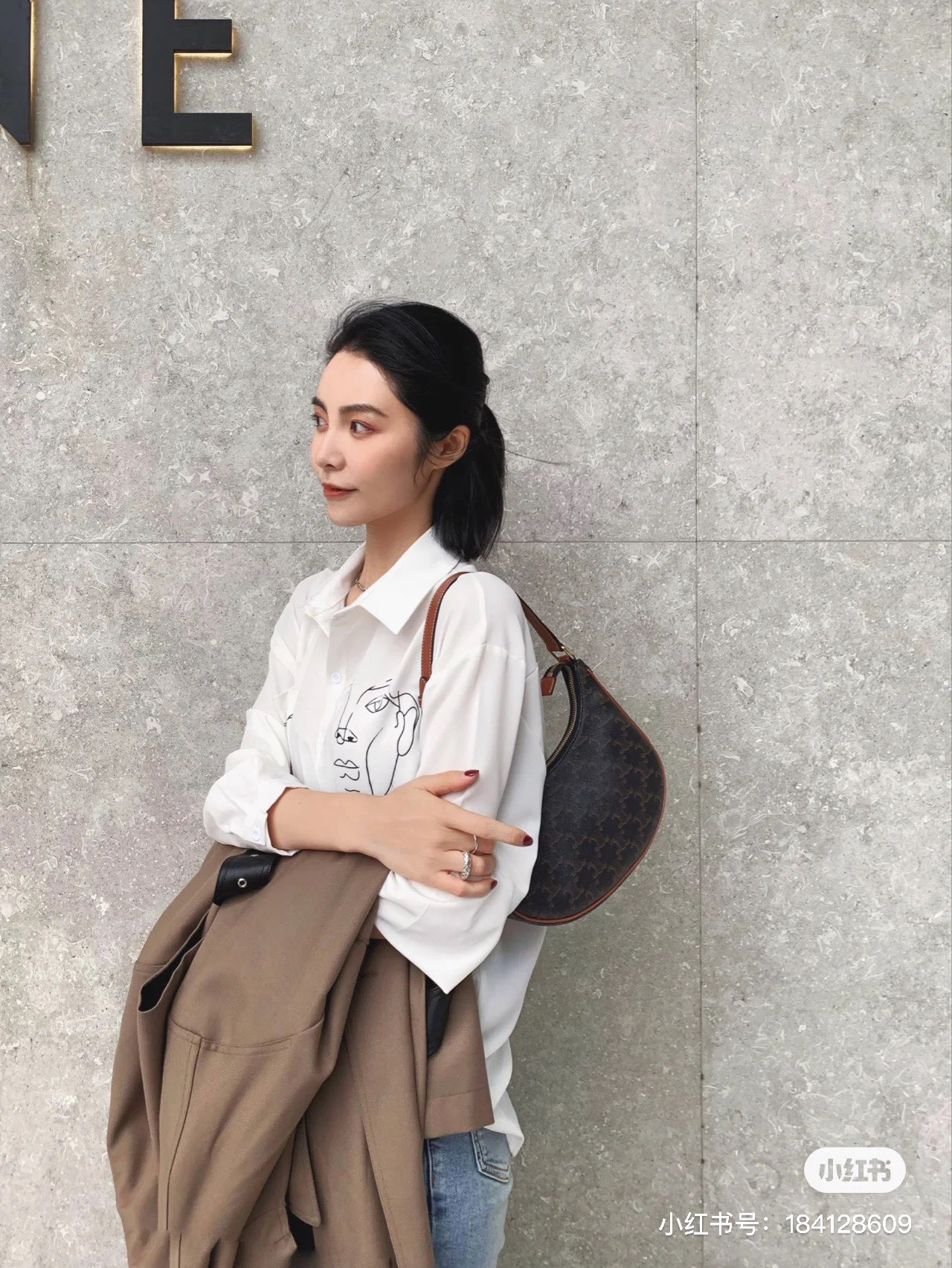 NO:213555,CELINE Middle-aged underarm bag, Celine, Celine, Celine19860909CELINE 中古腋下包,赛琳celine,celine,celine,Bag